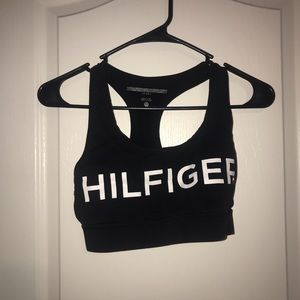 Tommy Hilfiger sports bra, size small, black